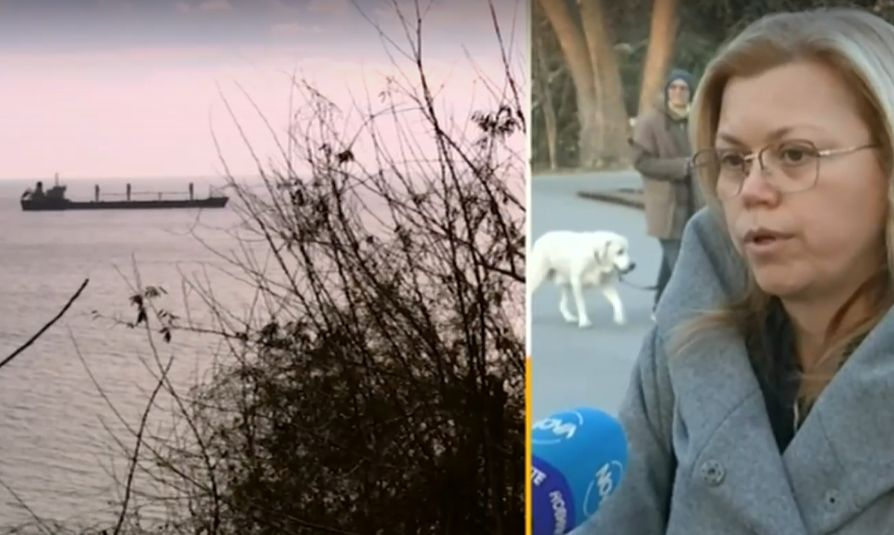 Съпруга на моряк: Бомба е паднала близо до блокирания български кораб край Мариупол
