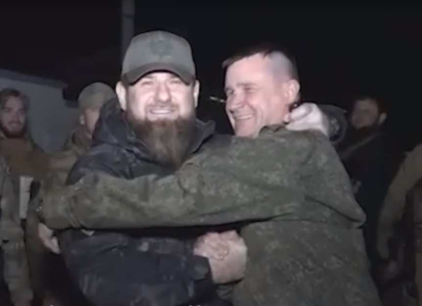 Кадиров се срещна с "убития" от Киев руски генерал в Мариупол ВИДЕО