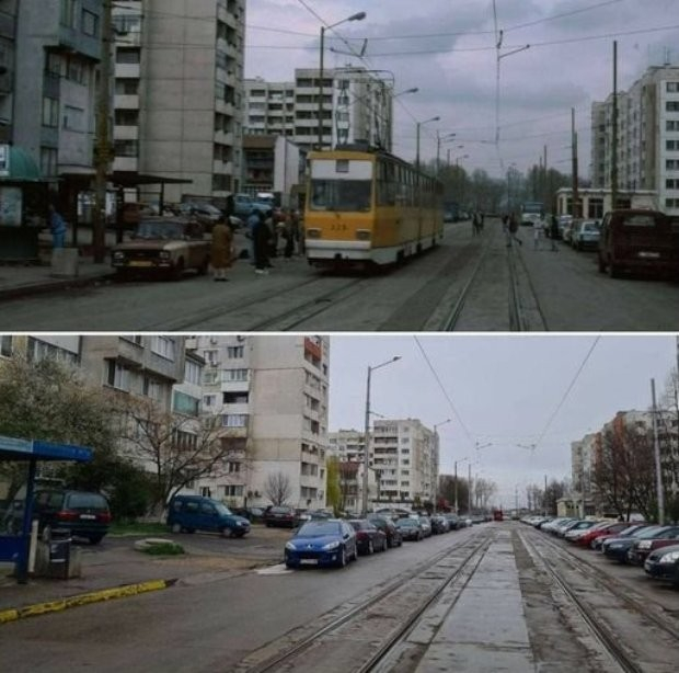 СНИМКИ от столичния кв. "Обеля" преди 23 години и сега взривиха нета