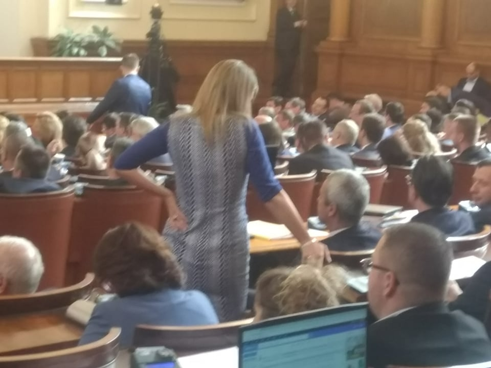 Депутатка от "Възраждане" изуми пленарната зала, с това което направи СНИМКИ