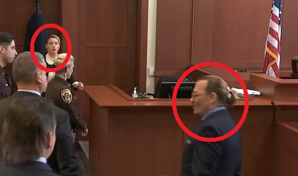 Инфарктно: Джони Деп и Амбър Хърд си налетяха в съда ВИДЕО