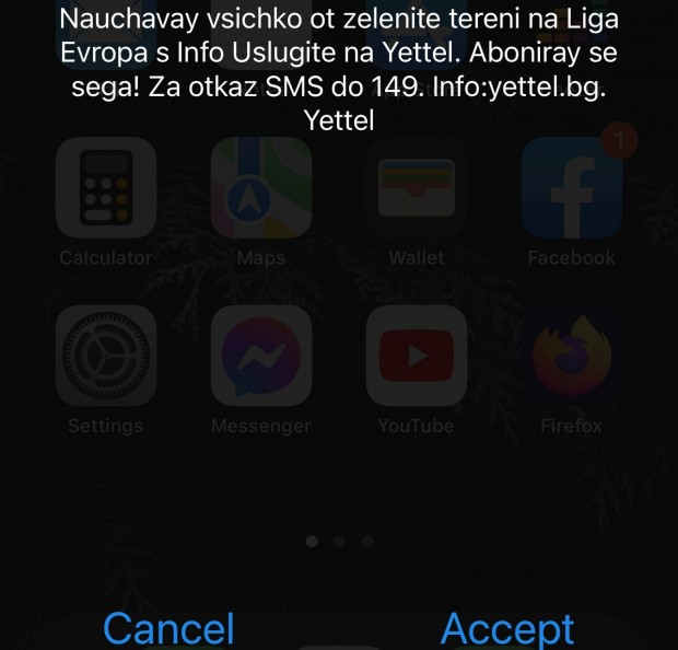 Клиент на Yettel с гневно писмо СНИМКА
