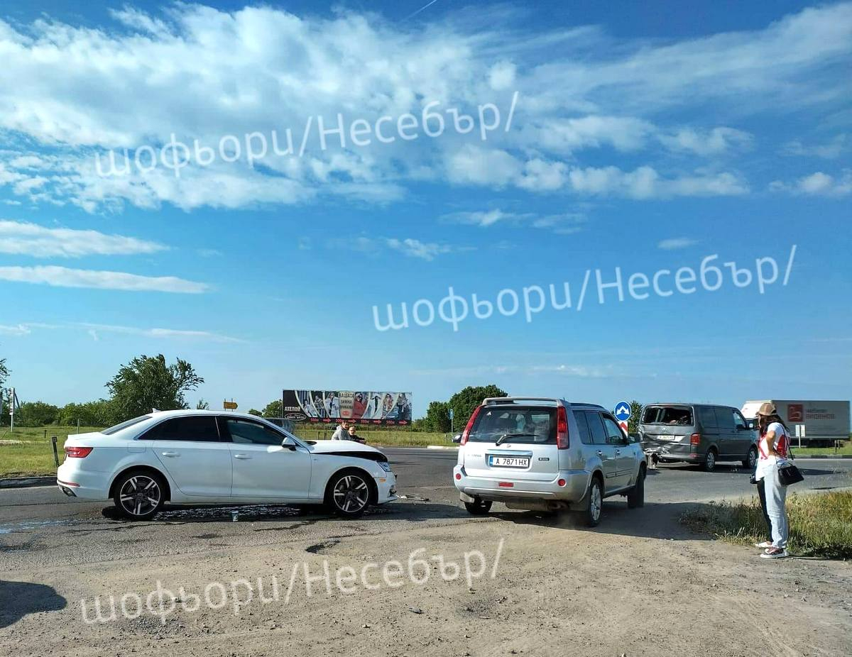 Украински бежанец със скъпарско Ауди направи голямо мазало в Равда ВИДЕО