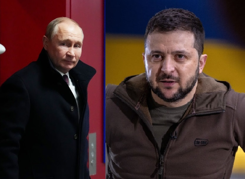 Путин и Зеленски рамо до рамо, ето къде 