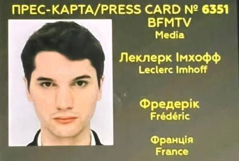  Reuters: Френски журналист е убит от шрапнел в Луганска област СНИМКИ 18+