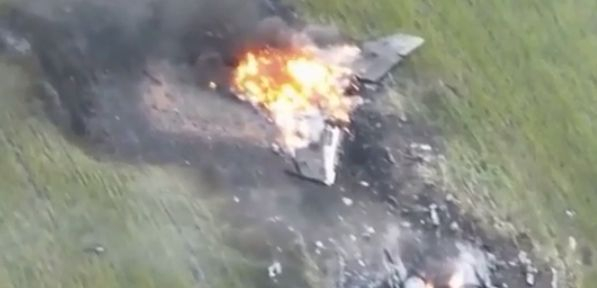 ВИДЕО от войната: Русия свали украински МиГ-29 край Славянск