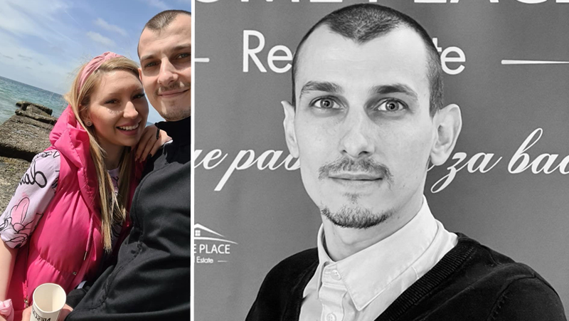 Близки на нелепо загиналия докато помага при катастрофа се събират край морския бряг, за да... 