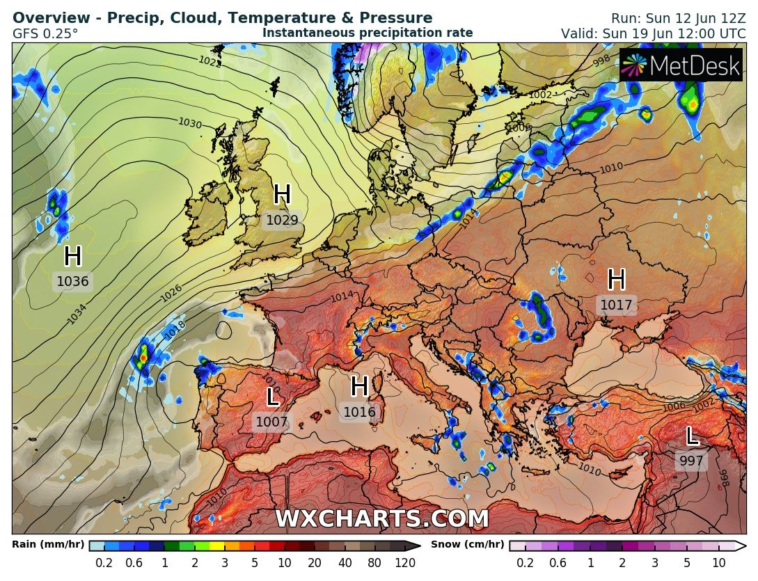 Meteo Balkans шашна със седмична прогноза: Дъждове и гръмотевици ще се редуват с... КАРТИ 