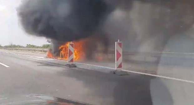 На АМ "Тракия" е страшно ВИДЕО 