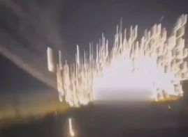 ВИДЕО от войната: Ракета "промени мнението си" и се върна като бумеранг срещу Русия