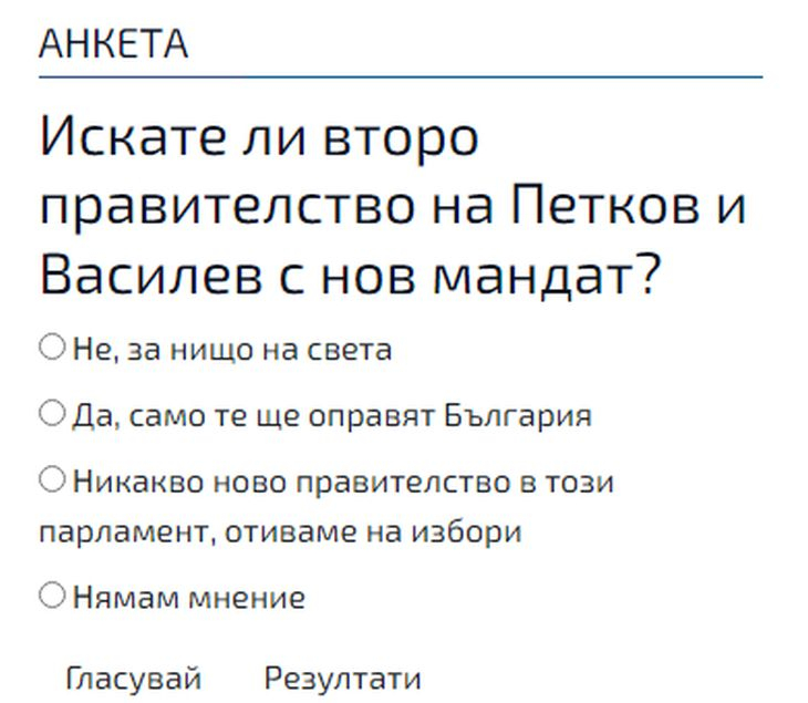 Горещо проучване показа искат ли българите второ правителство на ПП с Петков и Василев, цифрите са смайващи