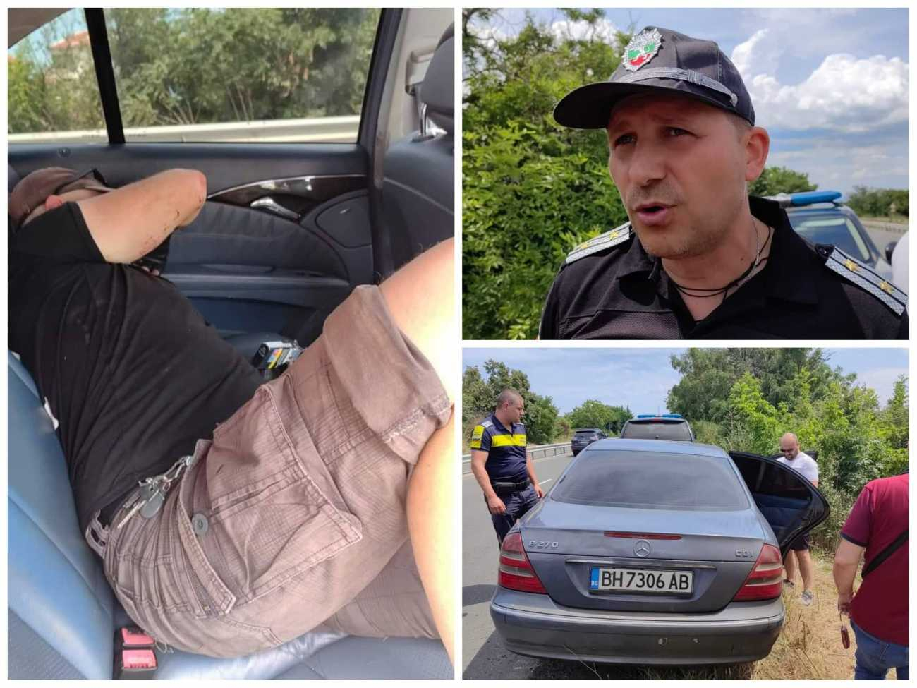  Каналджия се взе за Шумахер, опита да прегази полицай край Бургас, а накрая... ВИДЕО 