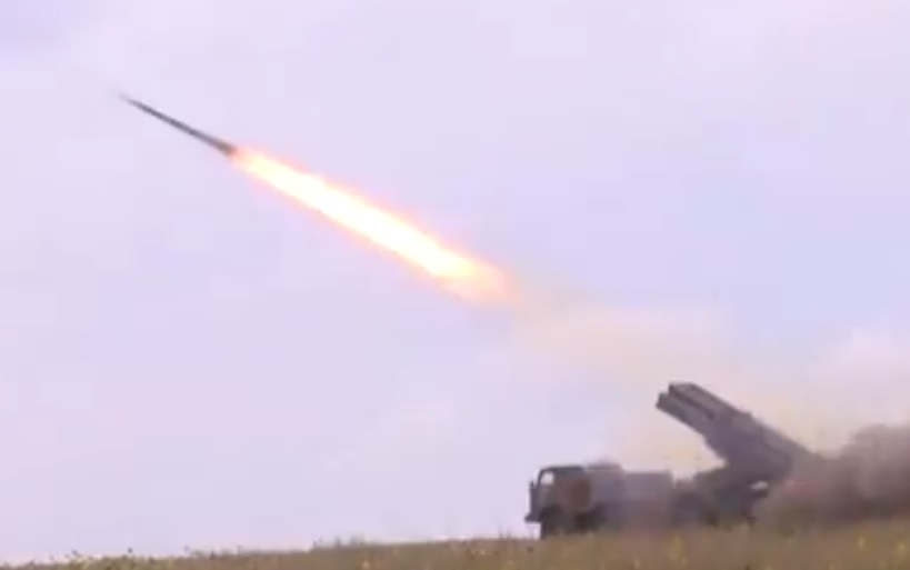 ВИДЕО от войната: РСЗО "Ураган" унищожи позиции на ВСУ
