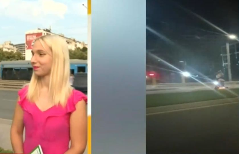 Столичанин спипа Емили Тротинетката в нова издънка ВИДЕО