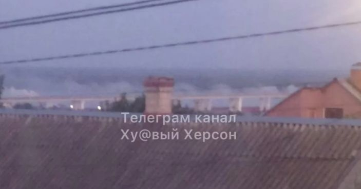ВИДЕО от войната: Експлозии разтърсват Херсон 