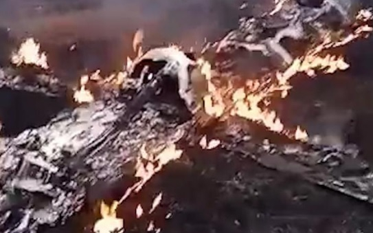 ВИДЕО от войната: Военен НЛО се разби в Ростовска област