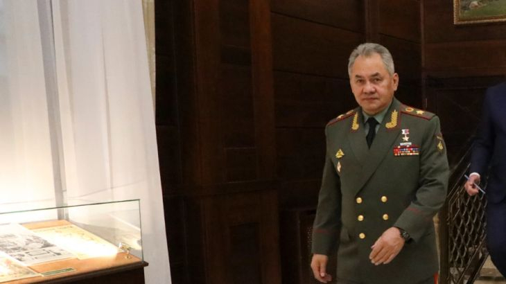 Шойгу инспектира командването на руските войски, участващи във войната в Украйна