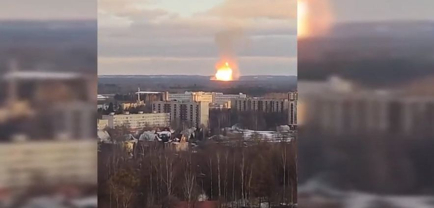 Извънредно: Взрив разтърси газопровод край Санкт Петербург ВИДЕО