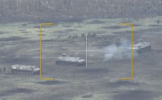 ВИДЕО от войната: Руската щурмова пехота атакува позиции на ВСУ