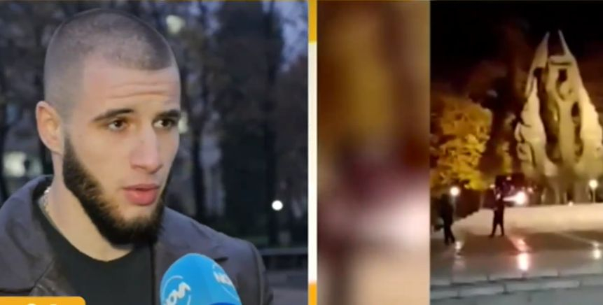 Проговори рапърът, поругал паметника на Съединението ВИДЕО