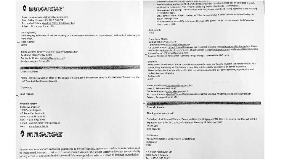 Още скандални разкрития за газовите афери на кабинета "Петков" ДОКУМЕНТИ 