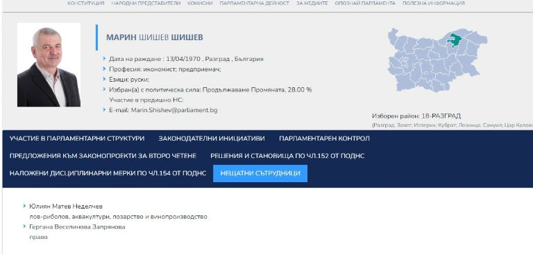 Депутат от ПП от Разград си назначи за сътрудничка сестрата на журналист от „Капитал”