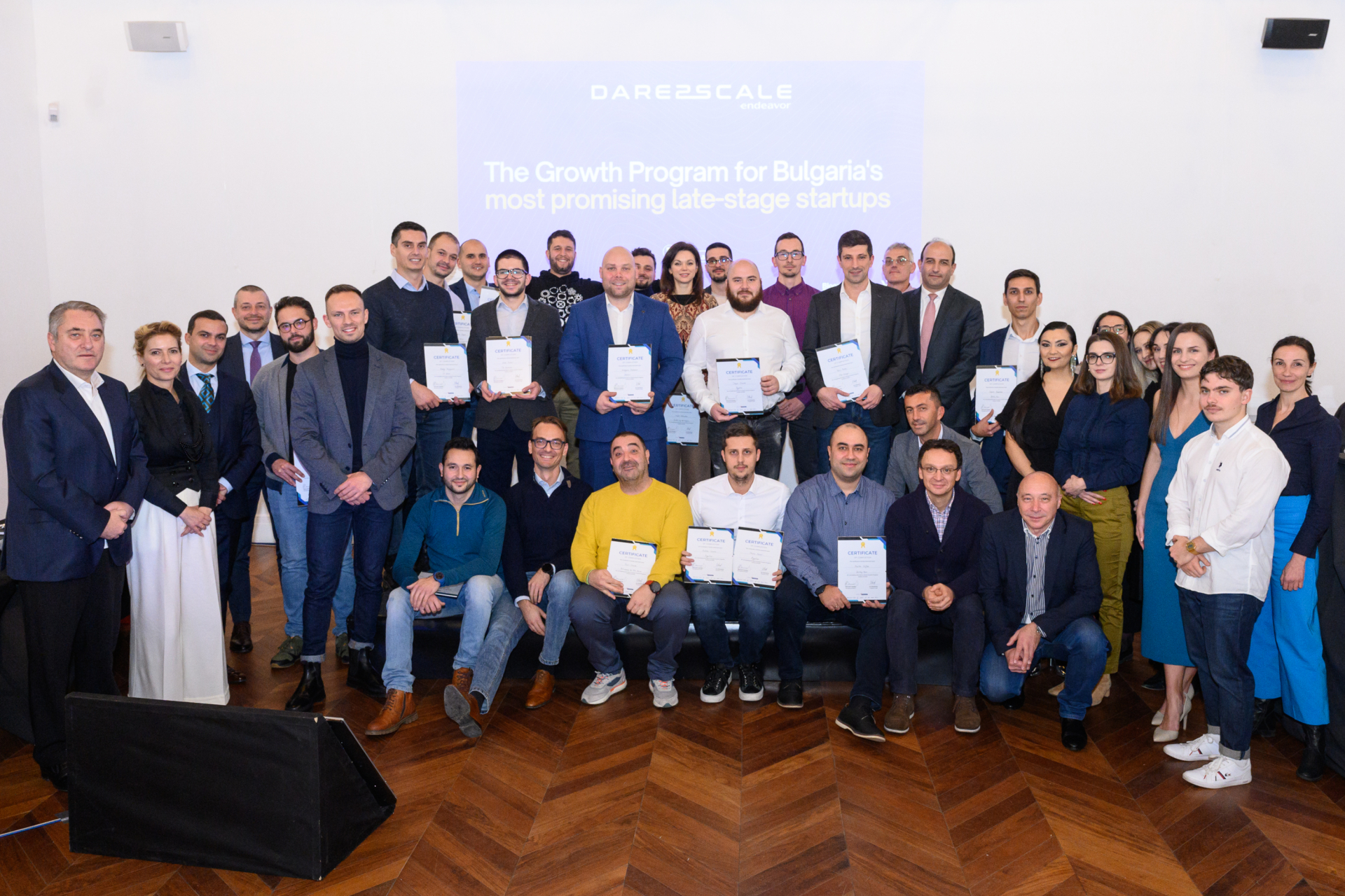 Четири компании са отличени в програмата за растеж на Ендевър – Dare to Scale 2022 