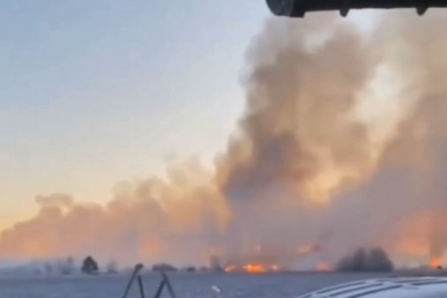 Появи се ВИДЕО от мащабна бомбардировка на предните позиции на ВСУ в Бахмут, какво се готви
