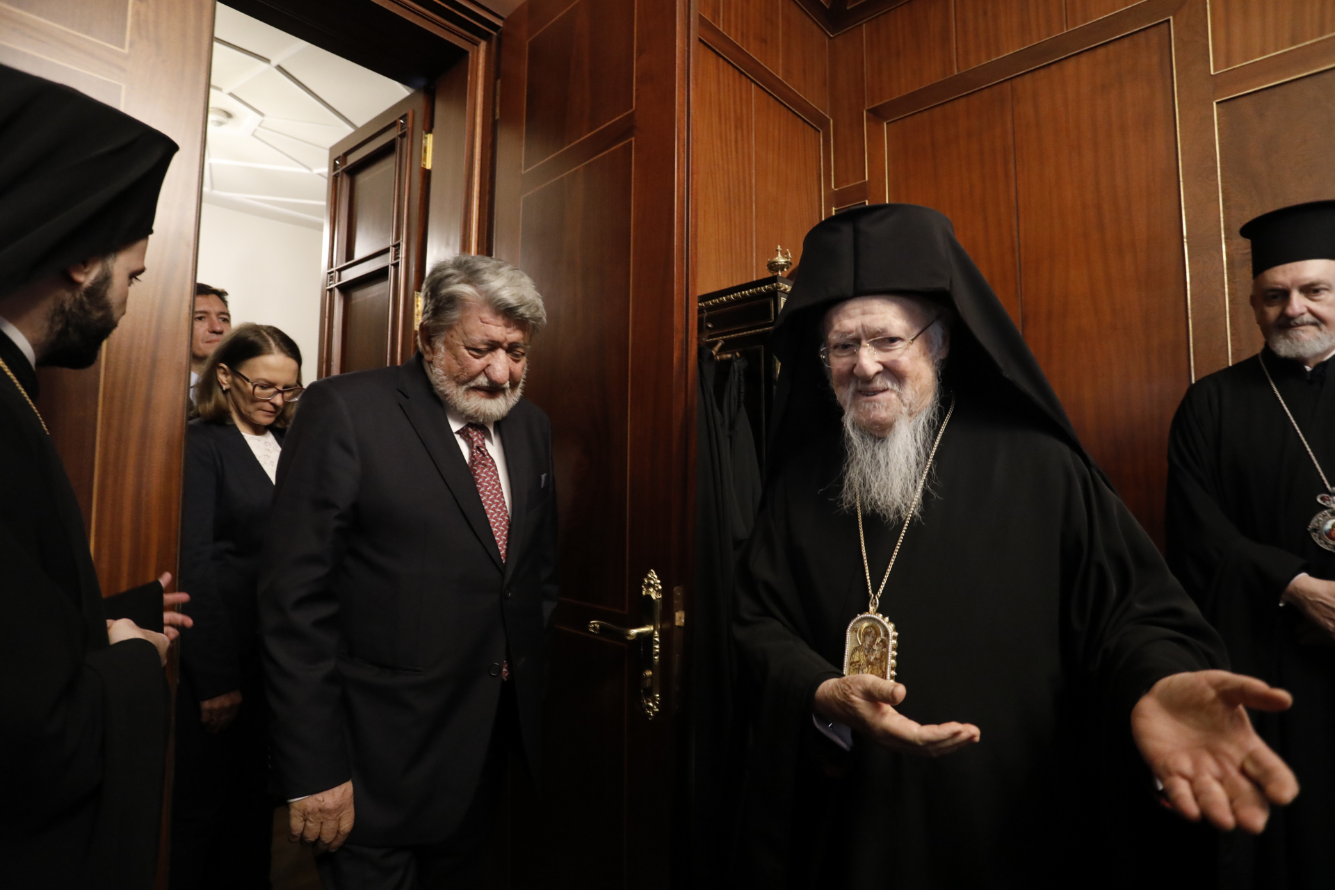 Вселенският патриарх Вартоломей І прие на лична аудиенция председателя на Народното събрание Вежди Рашидов