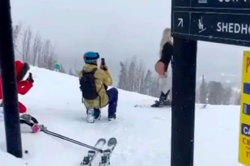 Инфлуенсърка заголи задник на писта, пълна с деца ВИДЕО 18+