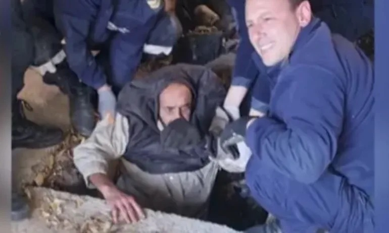 Ужас: Инвалид бедства с дни в шахта в Сливен преди да го намерят ВИДЕО