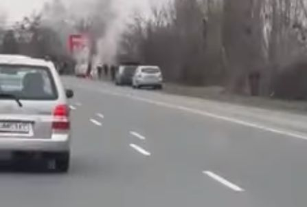 Шофьор на БМВ преживя неописуем ужас в Бургас ВИДЕО 