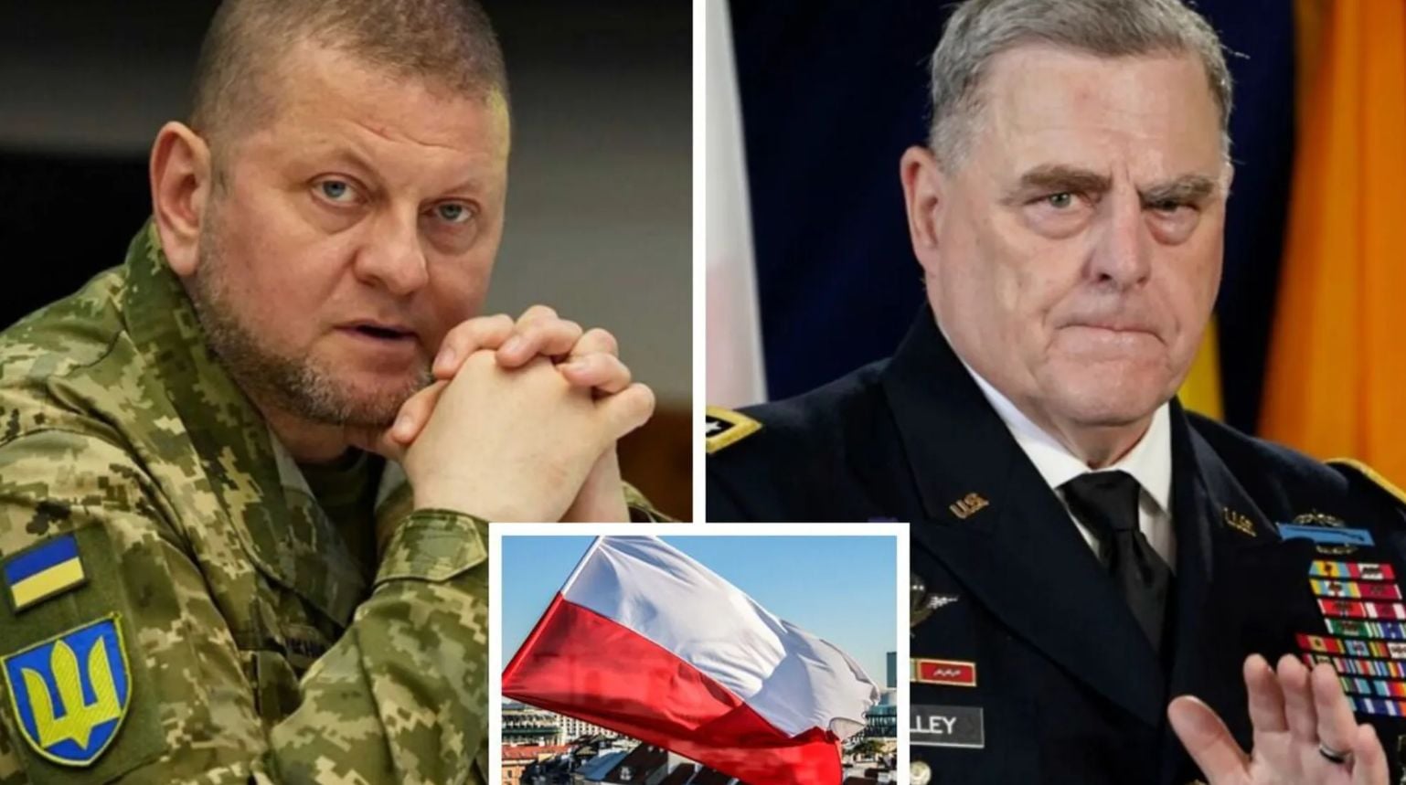 Залужни и ген. Марк Мили се срещнаха на живо в Полша, ето какво се разбраха