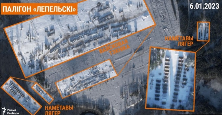 Появявиха се сателитни СНИМКИ на разполагането на руски войски в Беларус