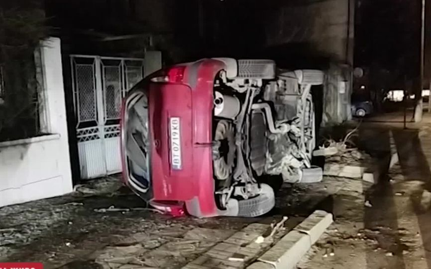 В Горна Оряховица пропищяха след две зрелищни катастрофи ВИДЕО