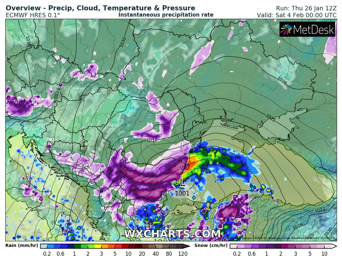 Meteo Balkans бие аларма: В тази част на България - над 40 см сняг КАРТИ
