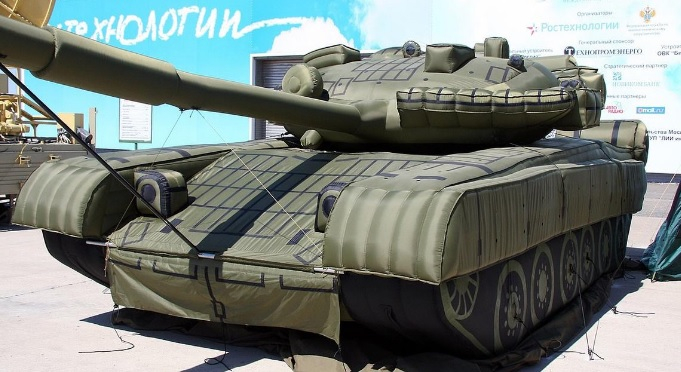 Стана ясно защо руската армия използва гумени танкове на фронта