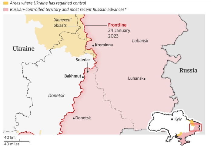 The Guardian: Иде голямата битка, тук ще е основният удар на ВСУ КАРТА