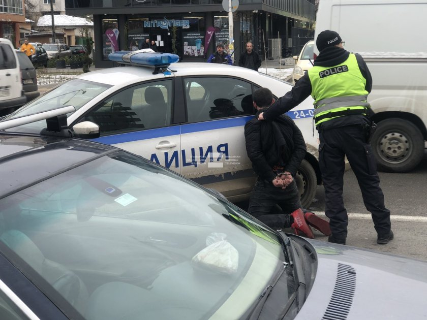 Зрелищна гонка и арест на голям булевард в София БЛИЦ TV