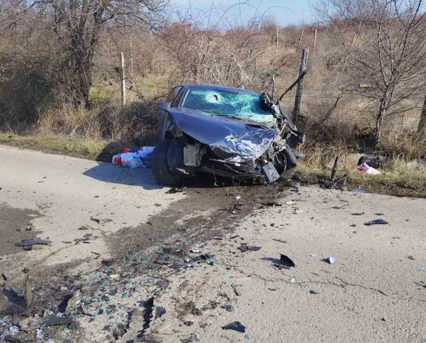 Украинка е в кома след катастрофа край Обзор СНИМКИ
