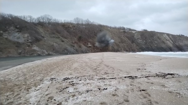 Взривиха устието на река Велека! Зрелищни СНИМКИ и ВИДЕО