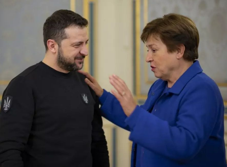 Кристалина Георгиева попадна в обятията на Зеленски, ето какво оръжие му обеща ВИДЕО
