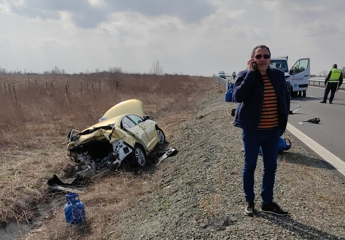 Трагедията е огромна! Разбра се кой е таксиметровият шофьор, загинал в ада край Поморие ВИДЕО
