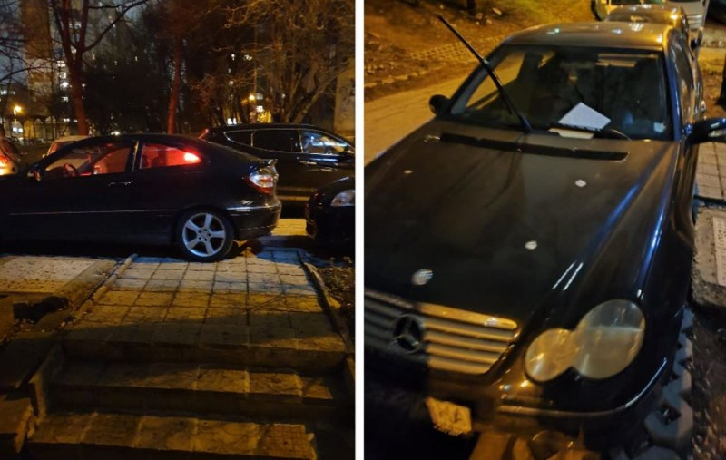 Селяндурска проява на шофьор с Мерцедес вбеси столичани СНИМКИ
