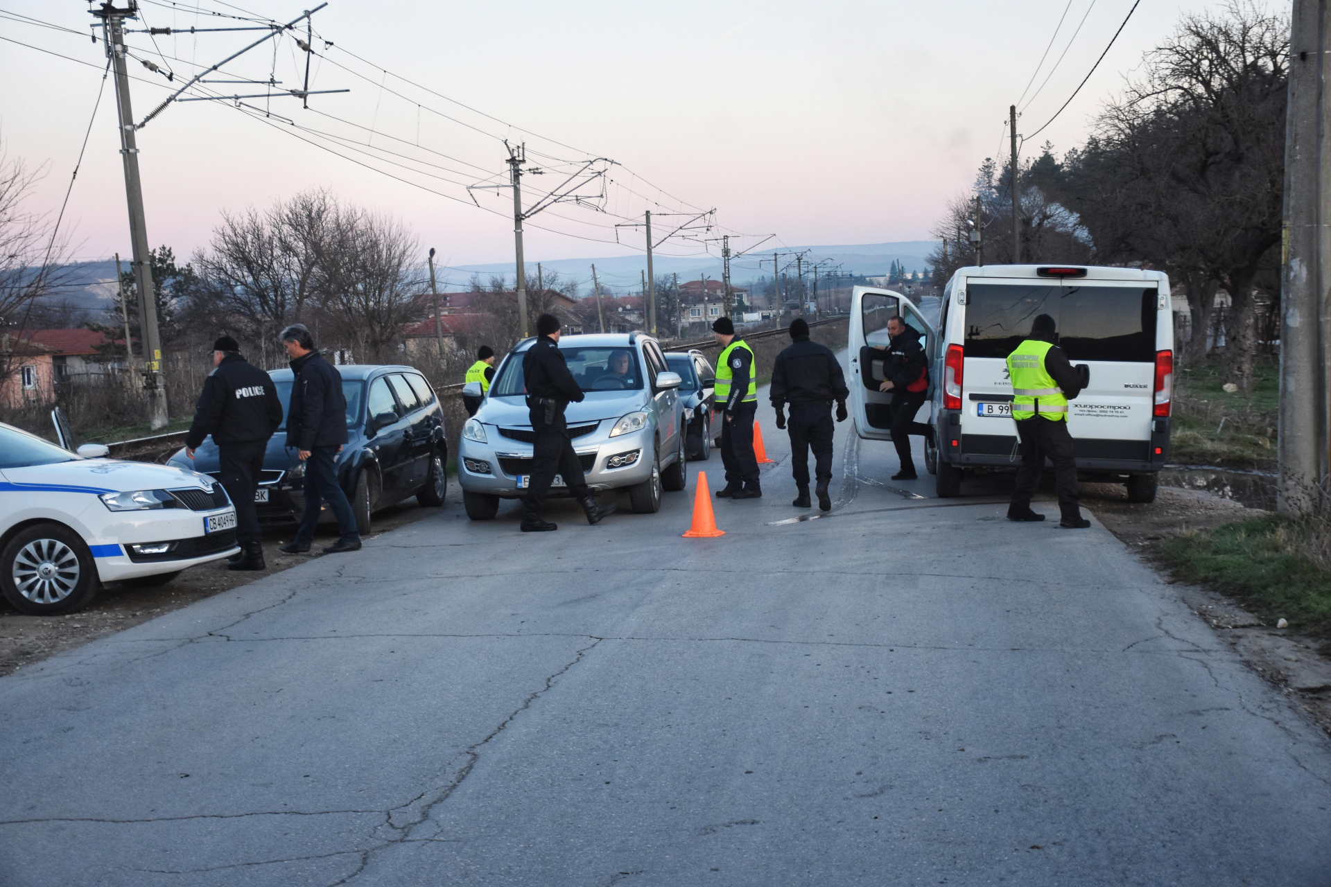 Почерня от полиция в Търновско