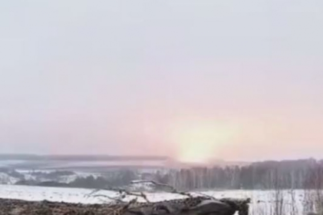 Появи се първо ВИДЕО с удар на US умна бомба в Украйна