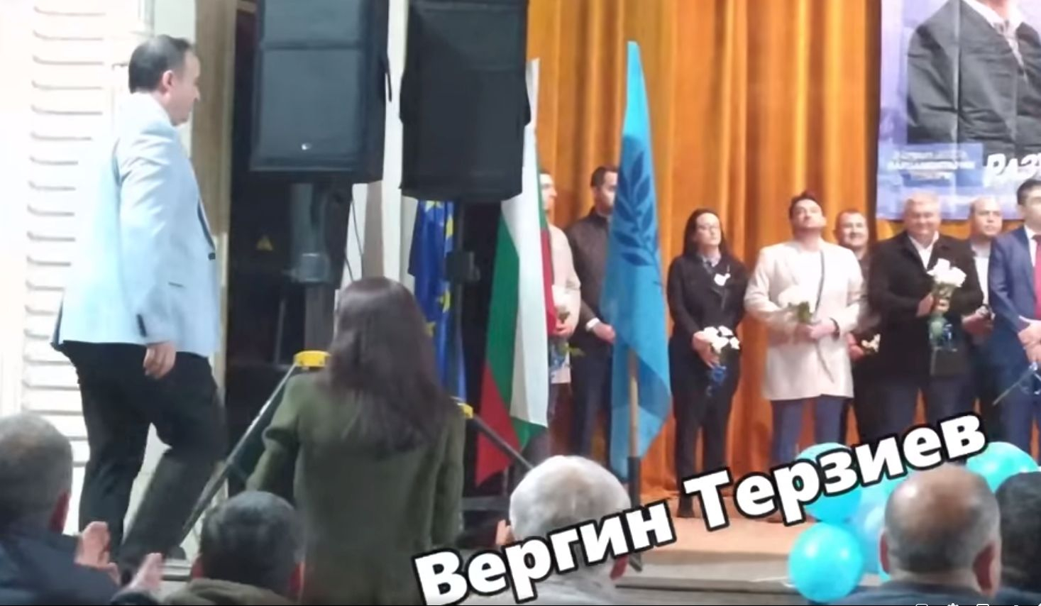 Кандидат-депутат от ДПС смая всички! Никой не бе правил това в предизборната си кампания! Пикантно ВИДЕО
