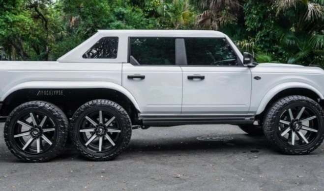 Готов за апокалипсиса: Новият Ford Bronco има брутална версия с шест колела СНИМКИ