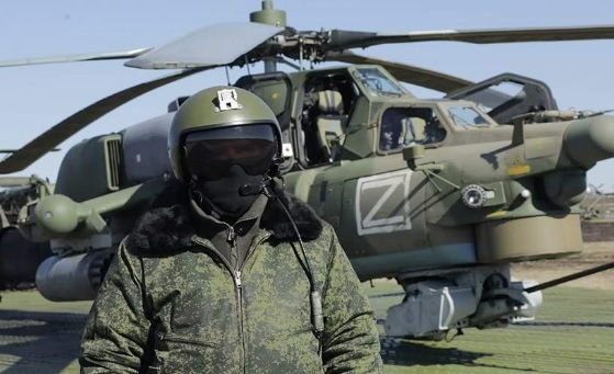 ВИДЕО от войната: Боен полет на руския "Нощен ловец" Ми-28
