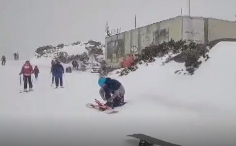 Заради аномалия във времето в Боровец извънредно отвориха... ВИДЕО